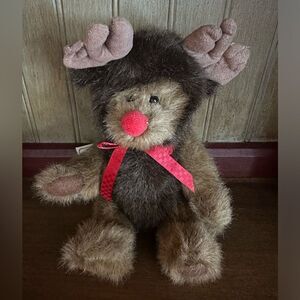 Boyds Bears MATTHEW Reindeer Rudolph Jointed Retired Collectible